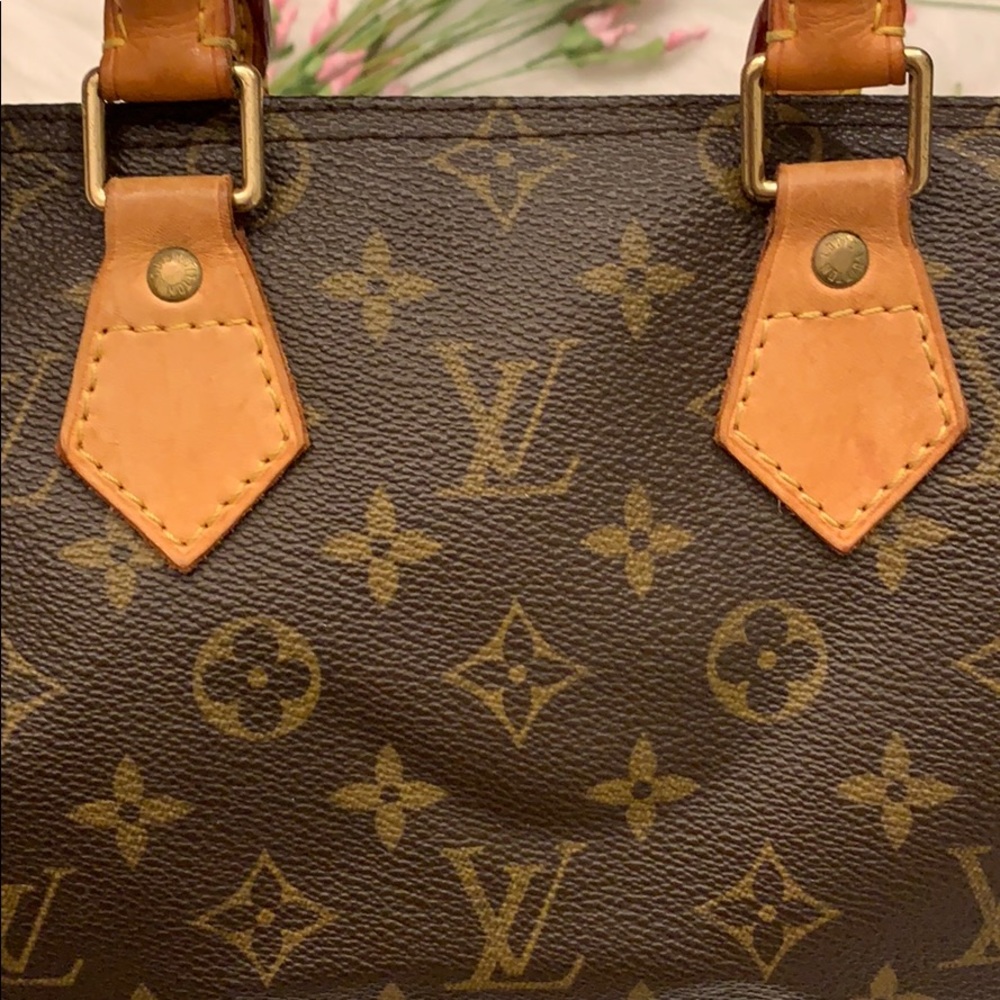 Louis Vuitton Monogram Mini Satchel in Brown and Tan Leather - Picture 6 of 16